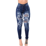 Women Slim pants Ripped