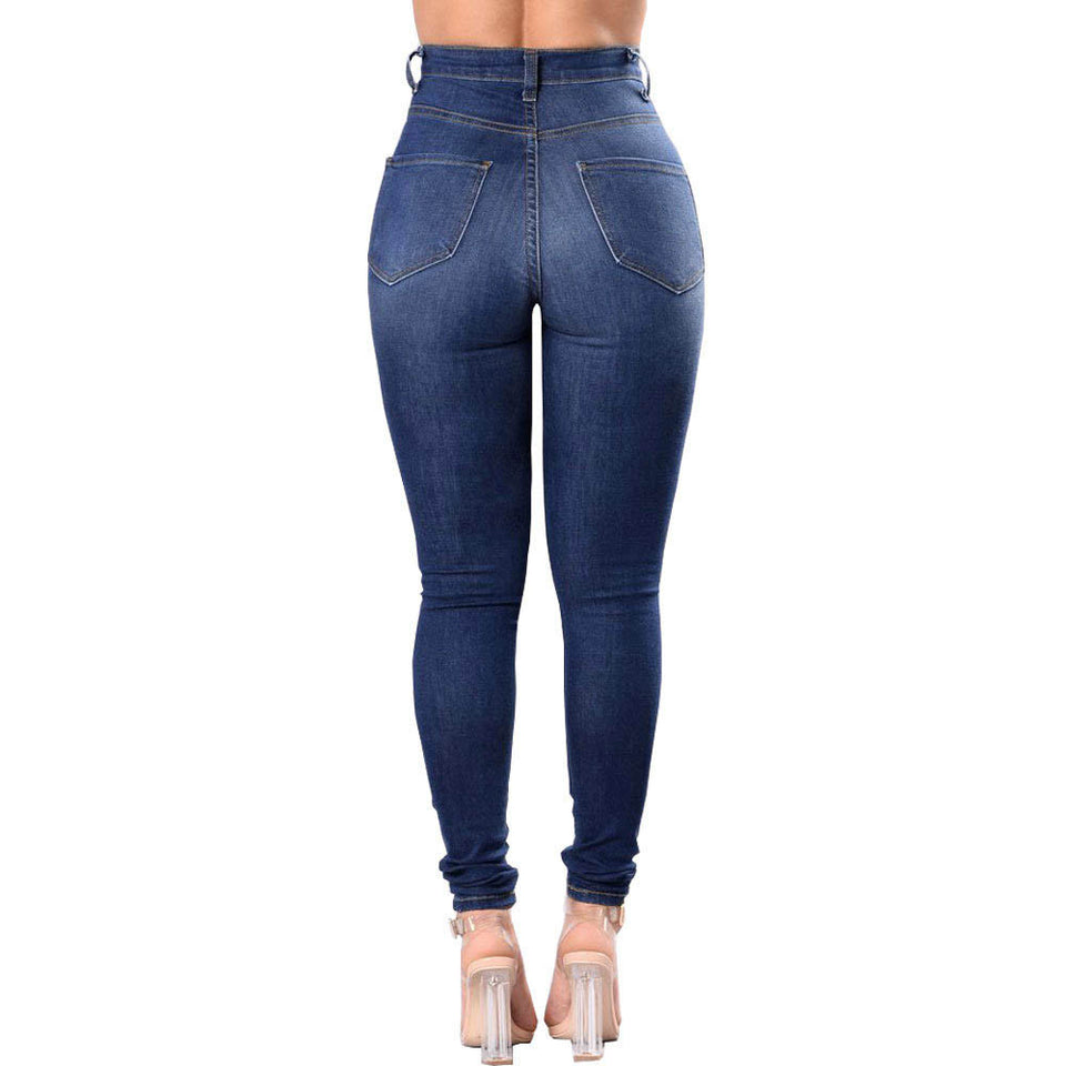 Women Slim pants Ripped