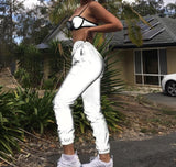 Flash reflective jogger pants