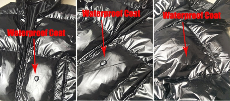 Winter Glossy Waterproof women's jacket