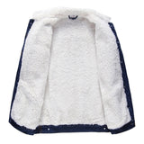 Men Warm Denim Jacket