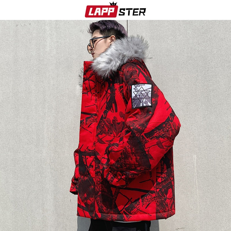 Men Streetwear Winter Bomber Jacket