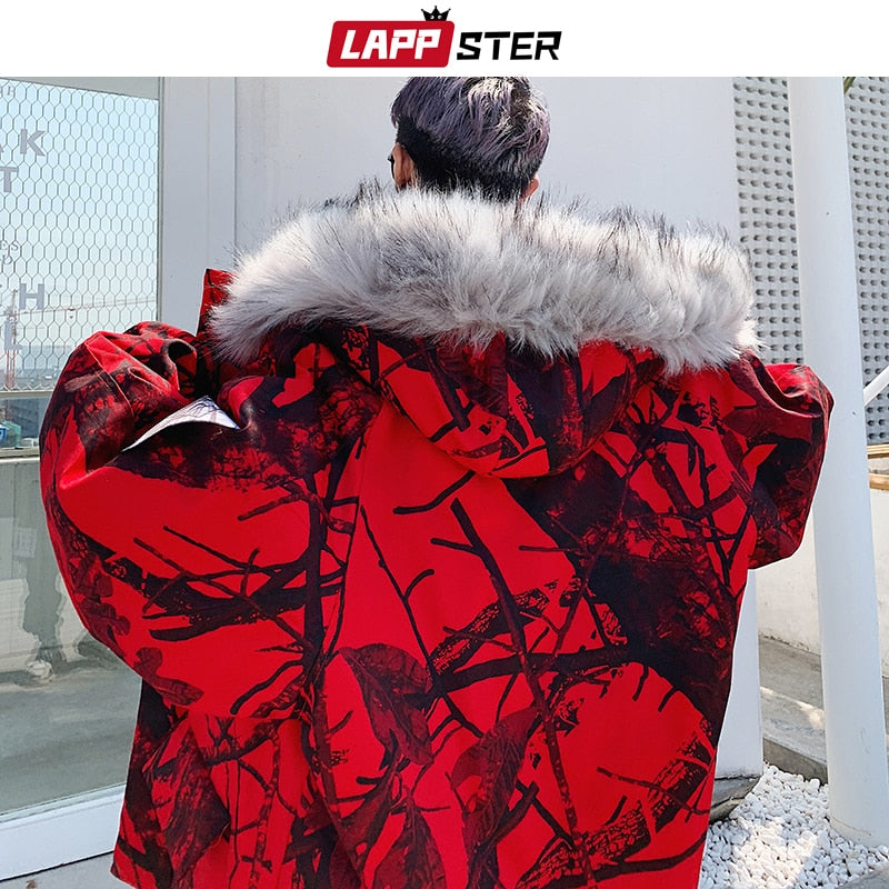 Men Streetwear Winter Bomber Jacket