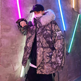 Men Streetwear Winter Bomber Jacket