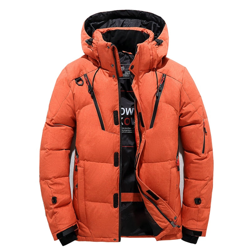Warm Winter Jacket Men Hooded