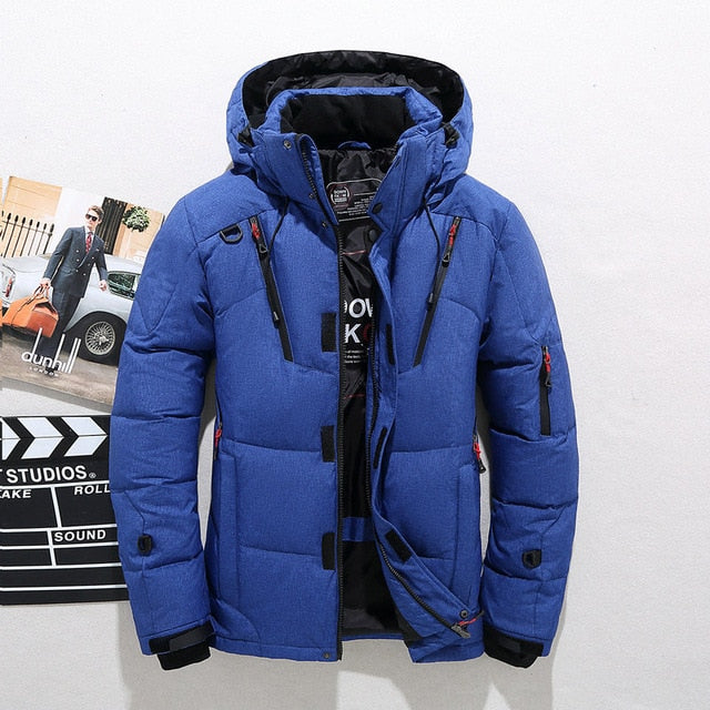 Warm Winter Jacket Men Hooded