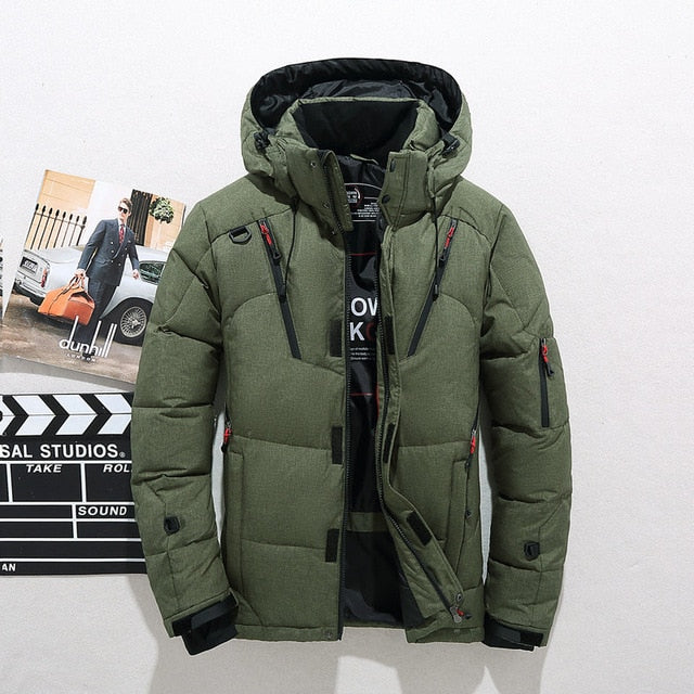 Warm Winter Jacket Men Hooded