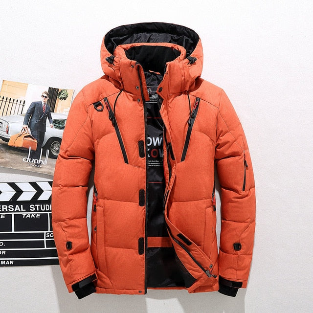 Warm Winter Jacket Men Hooded