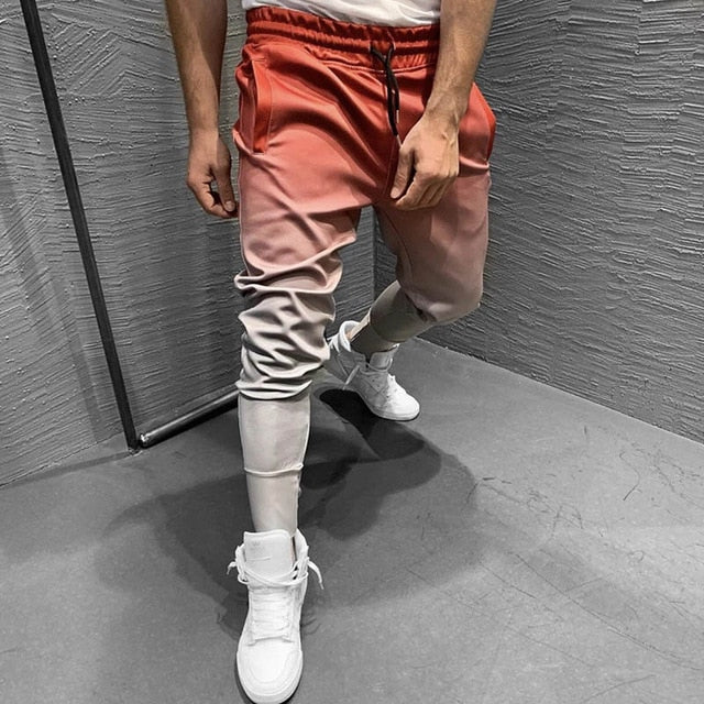 Gradient Autumn Men Joggers