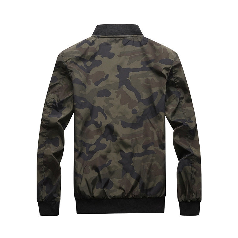 Camo Bomber Jacket Mens