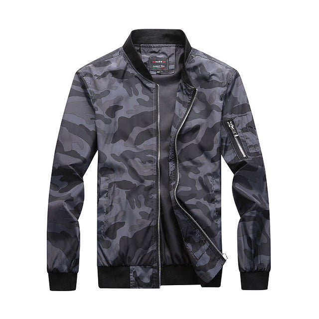 Camo Bomber Jacket Mens