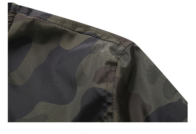 Camo Bomber Jacket Mens