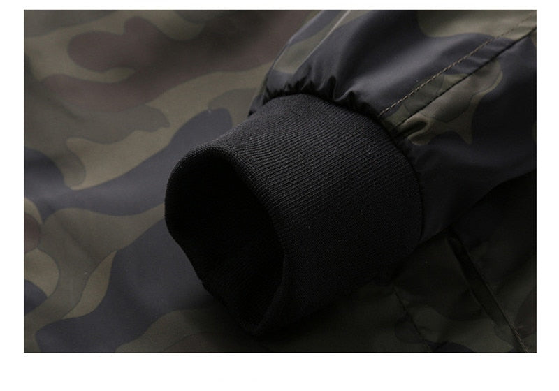 Camo Bomber Jacket Mens