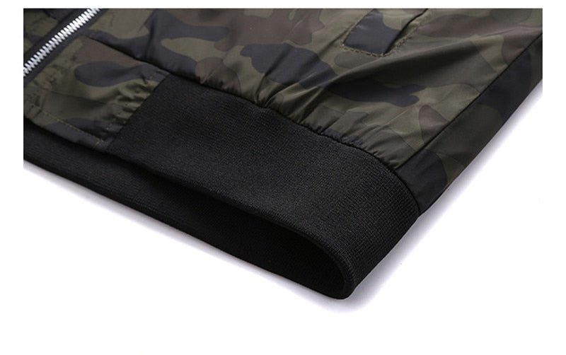 Camo Bomber Jacket Mens