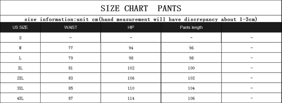 Autumn Streetwear Pants Men