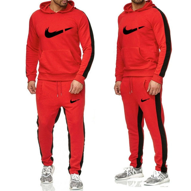 2 Pieces Autumn Running tracksuit Men