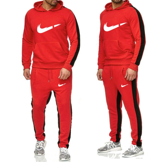 2 Pieces Autumn Running tracksuit Men