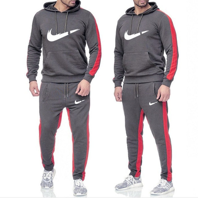 2 Pieces Autumn Running tracksuit Men