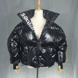 Winter Glossy Waterproof women's jacket