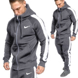 2 Pieces Autumn Running tracksuit men