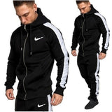 2 Pieces Autumn Running tracksuit men