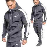 2 Pieces Autumn Running tracksuit men