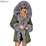 Camouflage winter hooded women's jacket