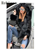 Camouflage winter hooded women's jacket