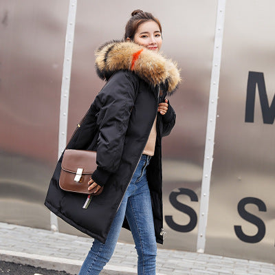 Women Winter Long Cotton Jacket