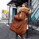 Women Winter Long Cotton Jacket