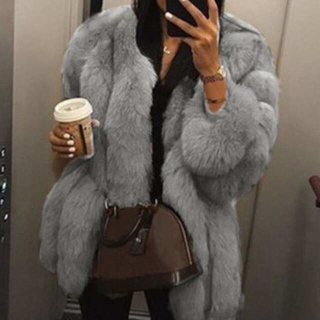 Faux Fur Winter Jacket