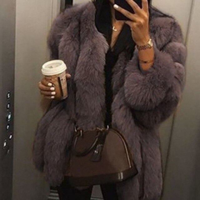 Faux Fur Winter Jacket