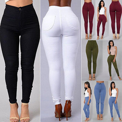 Women Denim Skinny Jeggings Pants