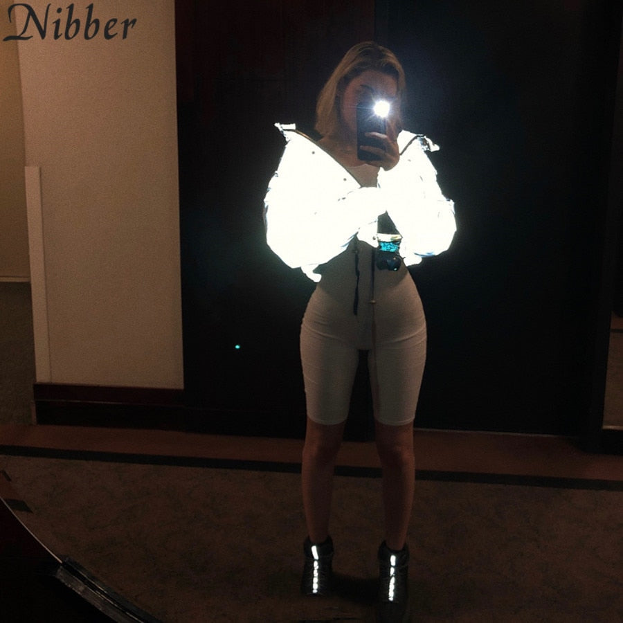 Women's Winter Reflective Short jacket