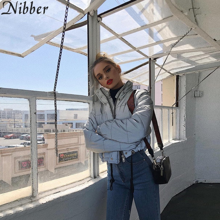 Women's Winter Reflective Short jacket