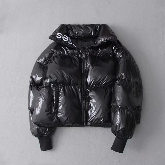Winter Glossy Waterproof women's jacket