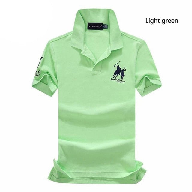 Summer Brand Mens Short Shirt