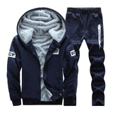 Winter Set Fashion Brand Tracksuit Male