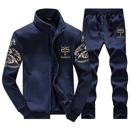 Winter Set Fashion Brand Tracksuit Male